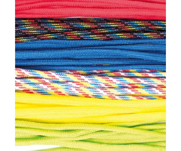 Playbox: Színes csomózókötél készlet – 3,4 mm, 6 x 2,6 m