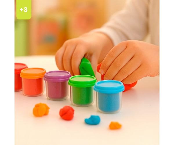 Playgo: Unikornis színes gyurma szett 6x56g