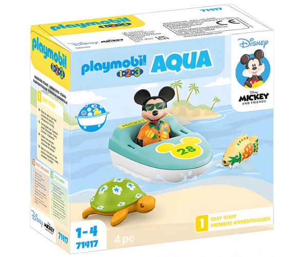 Playmobil: 1.2.3 & Disney: Micky hajókázik (71417)