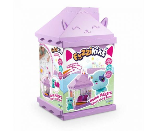 Playmonster: Fuzzikins víziló nappalija játékszett