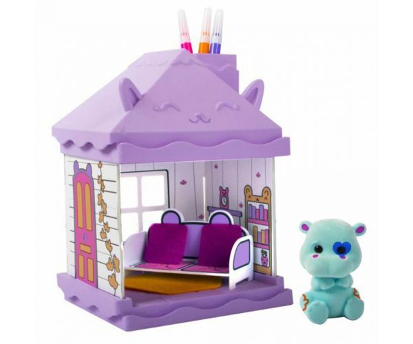 Playmonster: Fuzzikins víziló nappalija játékszett