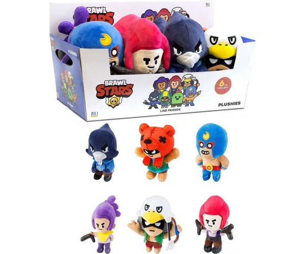 Brawl Stars plüss figura 16,5cm-es többféle