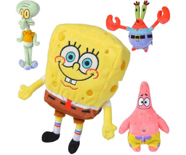 Spongya Bob plüssfigura 20cm négyféle változatban - Simba toys