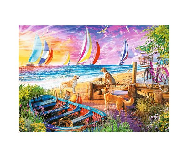 Vitorlások a vízen 1000db-os puzzle - Trefl