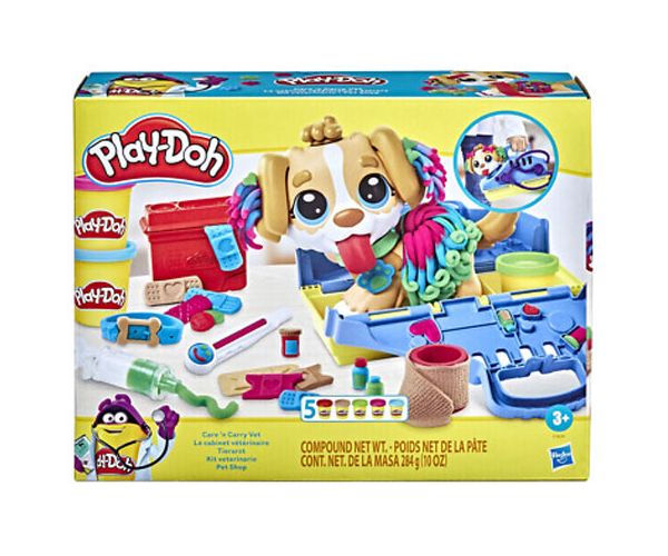 Play-Doh Care 'n Carry Vet gyurma szett - Hasbro