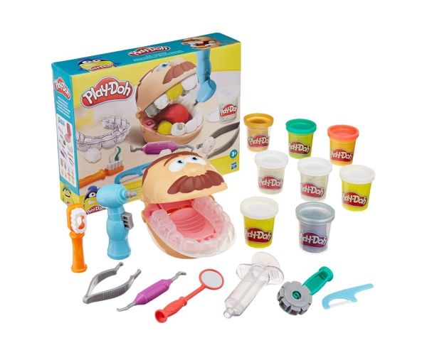 Play-Doh: Dr. Drill N Fill fogorvosi gyurmaszett kiegészítőkkel - Hasbro