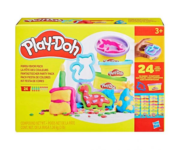 Play-Doh: Bulijáték csomag 24db gyurmával és kiegészítőkkel - Hasbro