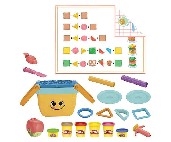 Play-Doh: Piknikes formák kezdőkészlet kiegészítőkkel - Hasbro