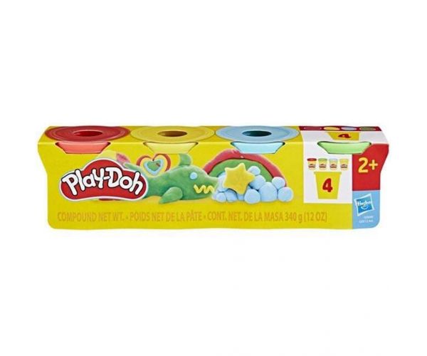Play-Doh: Tégelyes 4db-os gyurma szett 340gr - Hasbro