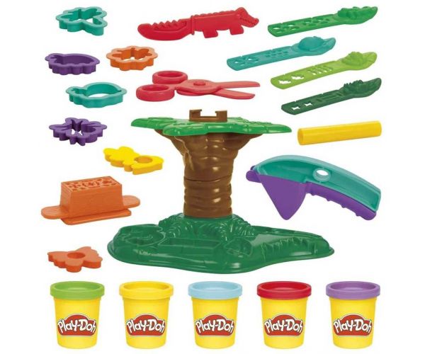 Play-Doh: Treetop creations gyurma szett 5db tégellyel és más kiegészítőkkel - Hasbro