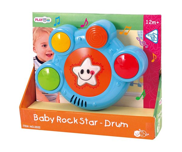 Playgo: Rocksztár bébi elektromos dob fényekkel és hangokkal