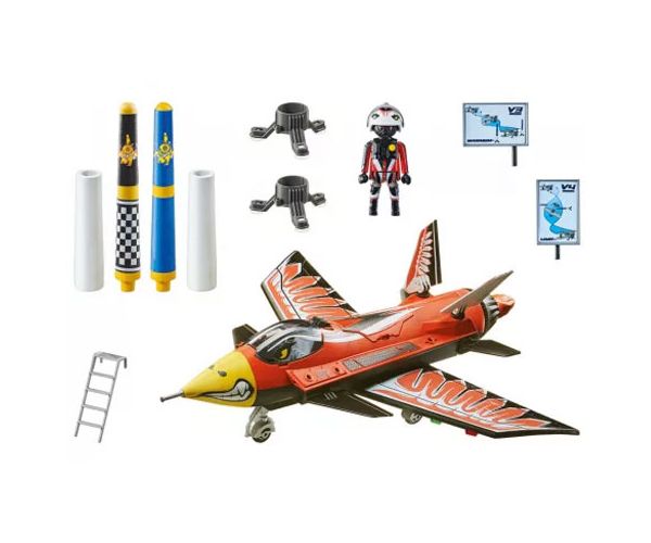 Playmobil: Air Stuntshow - "Sas" sugárhajtású gép (70832)