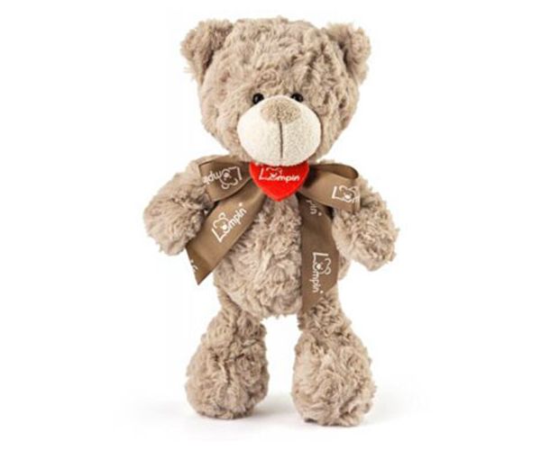 Lumpin plüss Teddy maci nyakkendővel 43cm