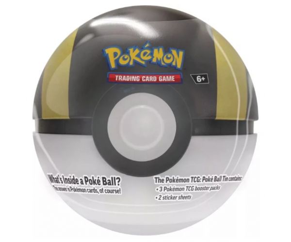 Pokémon TCG 2024 Poké Ball Tin – Pokéball alakú fémdoboz 3 boosterrel több változatban