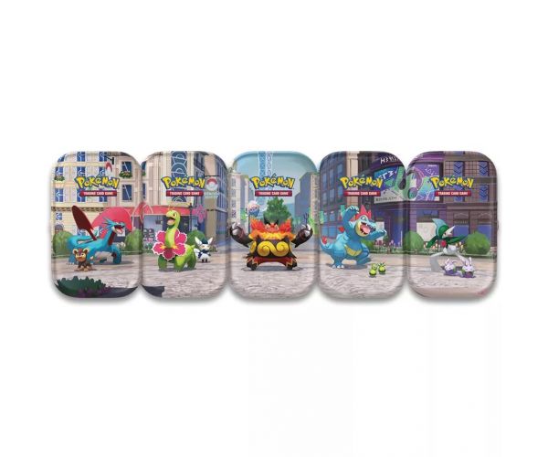 Pokémon TCG: Lumiose City Mini Tin gyűjtői kártyacsomag fém tárolóban többféle változatban 1db