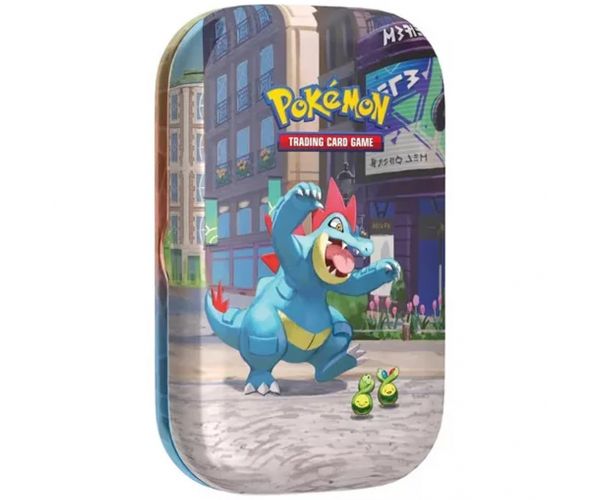 Pokémon TCG: Lumiose City Mini Tin gyűjtői kártyacsomag fém tárolóban többféle változatban 1db