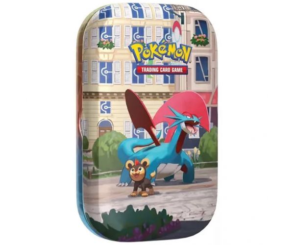 Pokémon TCG: Lumiose City Mini Tin gyűjtői kártyacsomag fém tárolóban többféle változatban 1db