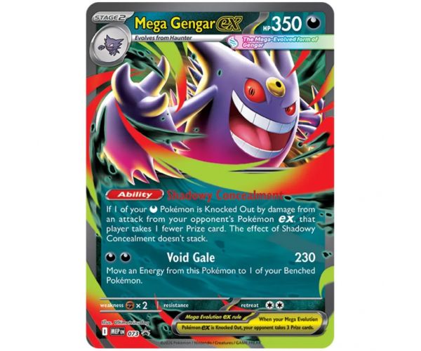 Pokémon TCG: Mega Moonlit Tin gyűjtői kártyacsomag kétféle változatban 1db
