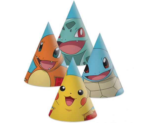 Pokémon party kalap - 6 darabos szett