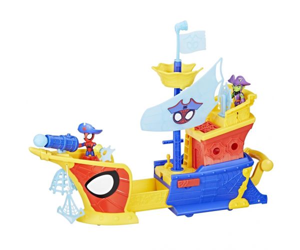 Póki és csodálatos barátai Waterwebs : Póki kalózhajója játékszett - Hasbro