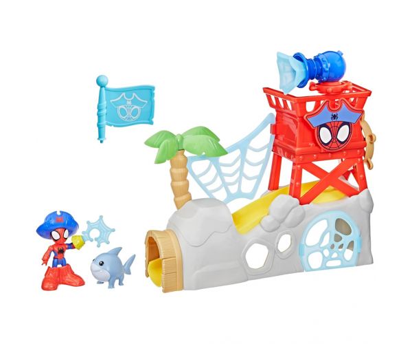 Póki és csodálatos barátai Waterwebs: Póki szigete játékszett - Hasbro