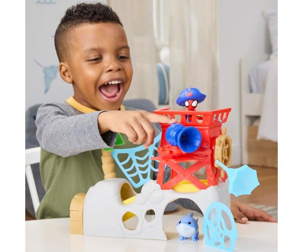 Póki és csodálatos barátai Waterwebs: Póki szigete játékszett - Hasbro