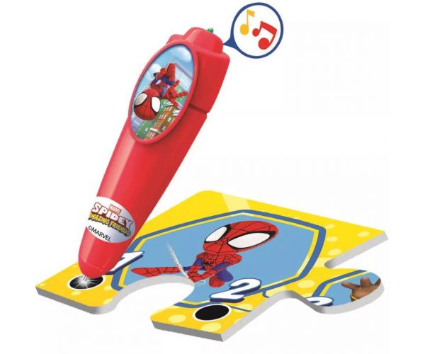 Póki és csodálatos barátai interaktív 24db-os padló puzzle - Clementoni