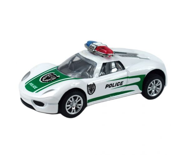 Police Cars: Fém rendőrautó szett többféle változatban 1/50 1db