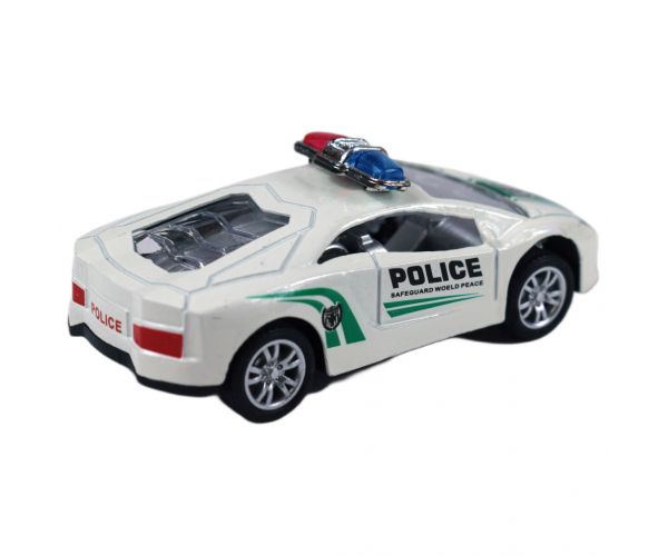 Police Cars: Fém rendőrautó szett többféle változatban 1/50 1db