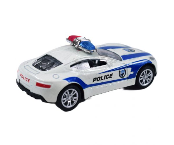 Police Cars: Fém rendőrautó szett többféle változatban 1/50 1db