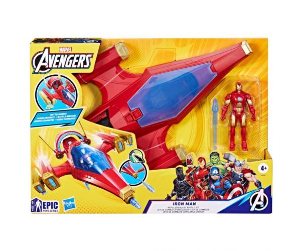 Bosszúállók: Vasember Repulsor Blast harci repülőgép - Hasbro