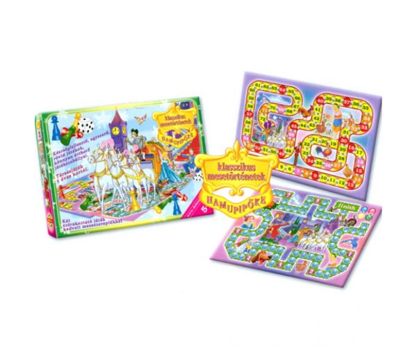 Hamupipőke két mesés társasjáték - D-Toys