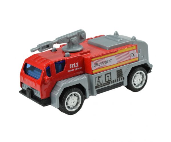Fire Rescue: Tűzoltó autók többféle változatban 1/55 1db