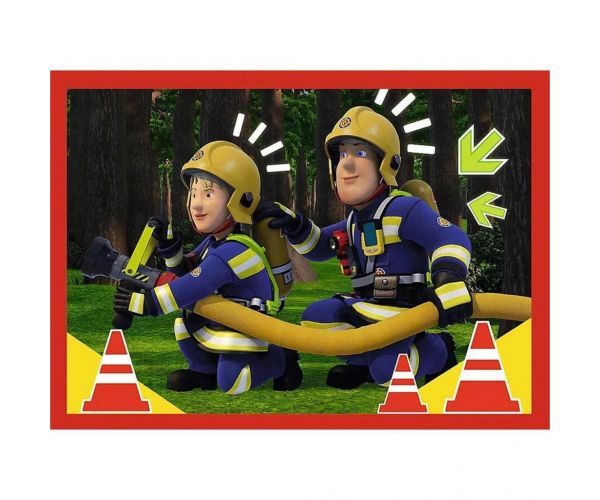 Sam a tűzoltó 4 az 1-ben 12-15-20-24db-os puzzle - Trefl