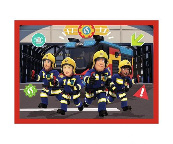 Sam a tűzoltó 4 az 1-ben 12-15-20-24db-os puzzle - Trefl