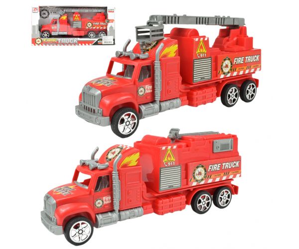 Fire Truck: Lendkerekes tűzoltósági kamion kétféle változatban 26cm