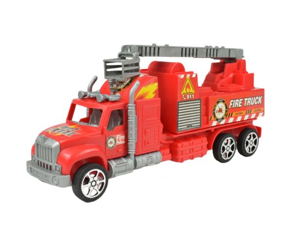 Fire Truck: Lendkerekes tűzoltósági kamion kétféle változatban 26cm