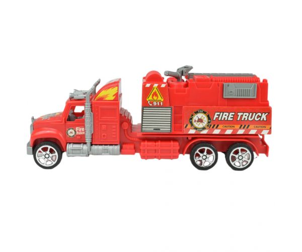 Fire Truck: Lendkerekes tűzoltósági kamion kétféle változatban 26cm