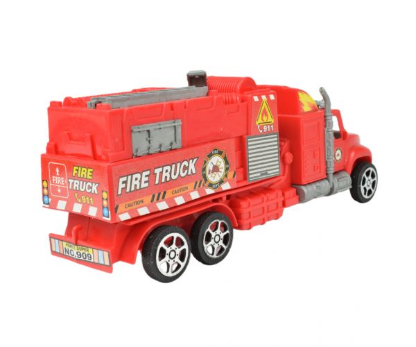 Fire Truck: Lendkerekes tűzoltósági kamion kétféle változatban 26cm