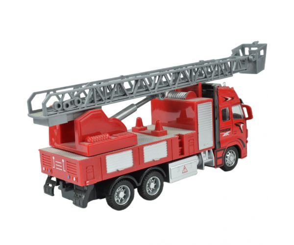 Fire Truck: Lendkerekes tűzoltókamion többféle változatban 19cm