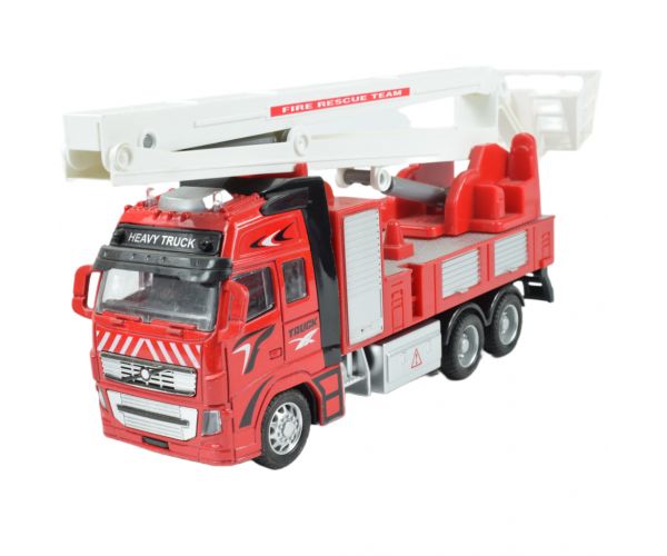 Fire Truck: Lendkerekes tűzoltókamion többféle változatban 19cm