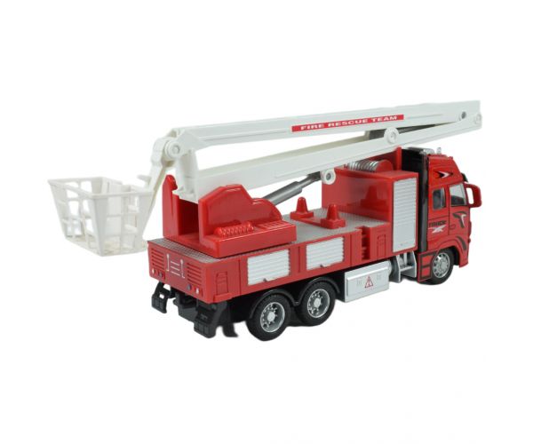 Fire Truck: Lendkerekes tűzoltókamion többféle változatban 19cm
