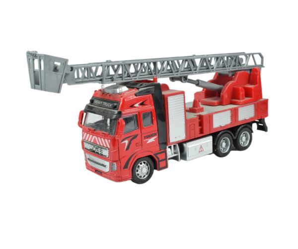 Fire Truck: Lendkerekes tűzoltókamion többféle változatban 19cm