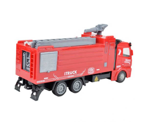 Fire Truck: Hátrahúzós 3db-os tűzoltóautó szett