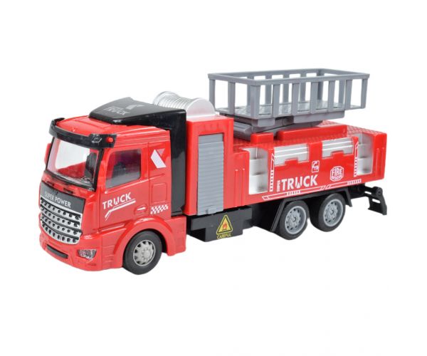 Fire Truck: Hátrahúzós 3db-os tűzoltóautó szett