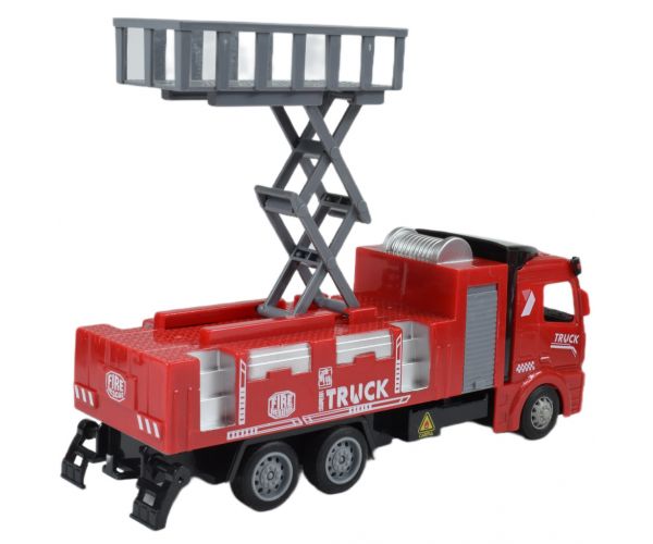 Fire Truck: Hátrahúzós 3db-os tűzoltóautó szett