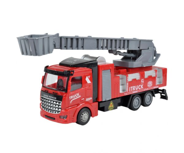 Fire Truck: Hátrahúzós 3db-os tűzoltóautó szett