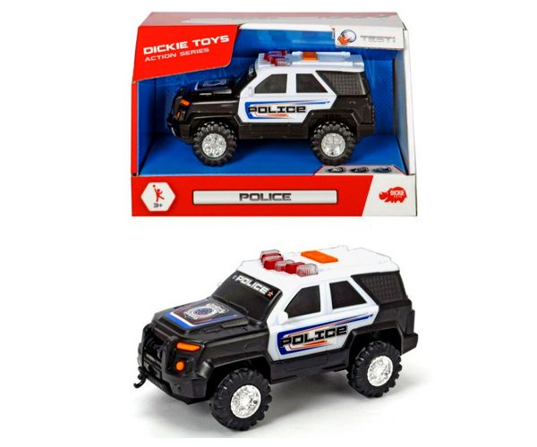 Rendőrautó fénnyel és hanggal 15cm - Dickie Toys