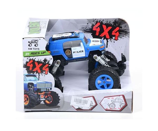 Rendőrségi rugós terepjáró autó 4x4-es