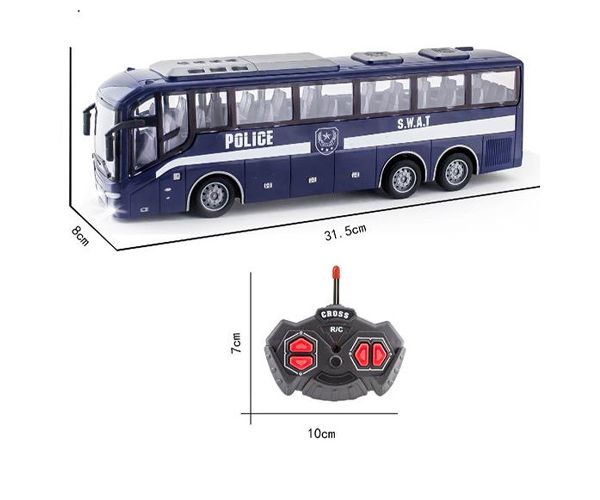 Police távirányítós rendőrségi busz